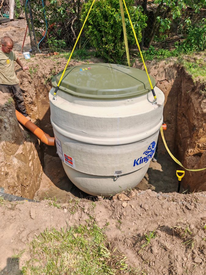 Opuszczanie zbiornika BioDisc KINGSPAN