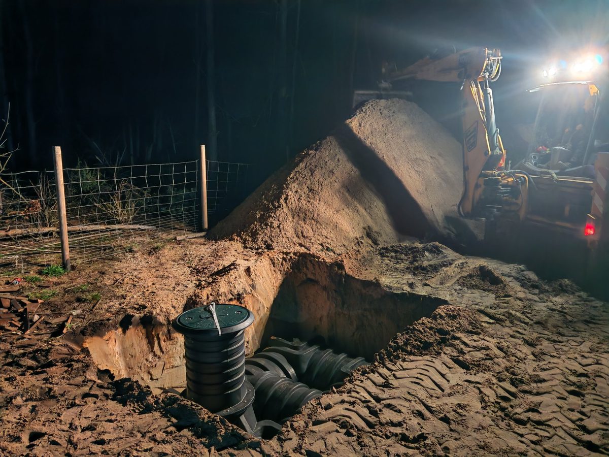 Montaż nocny oczyszczalni KINGSPAN – PK-EKO