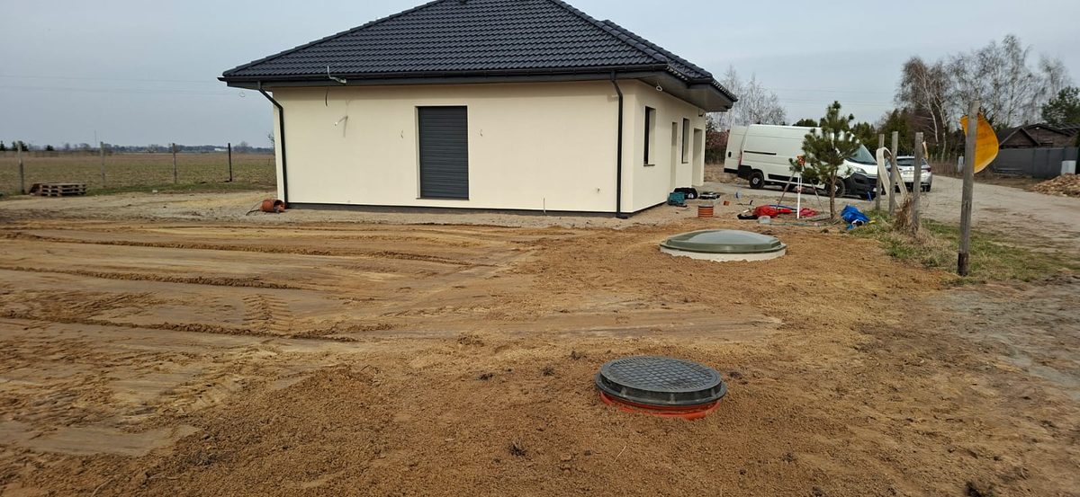 Kompletna instalacja oczyszczalni KINGSPAN – efekt końcowy